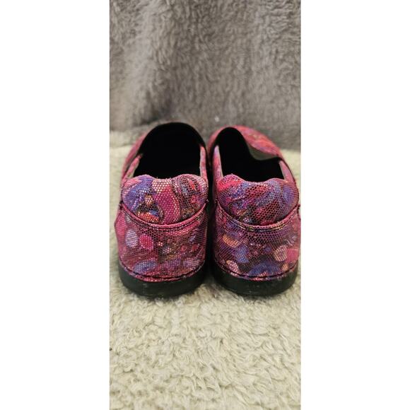 Alegria‎ Glee Wowie Zowie Pink Floral Slip-on Shoes EU 40 US 9.5 10 Worn Once - Picture 4 of 6
